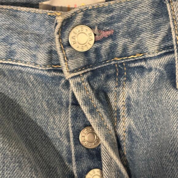 Rails The Atwater Slouchy Straight Patchwork Denim Jeans - size 26 - Picture 6 of 8